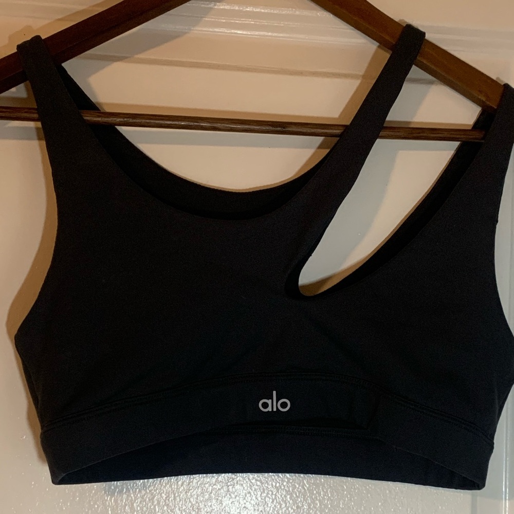 ALO Yoga Dark Gray Sports Bra